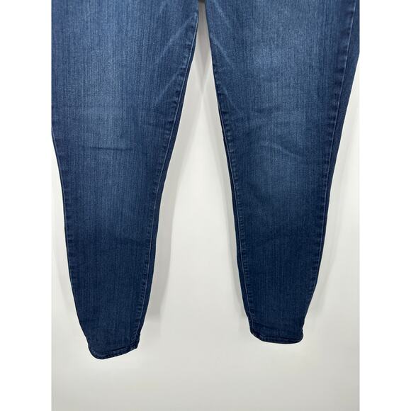 Paige Women Size 32 Dark Wash Verdugo Ankle Skinny Denim Jeans Rayon Cotton - Picture 3 of 7